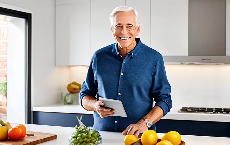 작업치료사의 환자 맞춤형 치료 계획 - **Collaborative Occupational Therapy Session in a Modern Living Room:**
    "A warmly lit, inviting ...