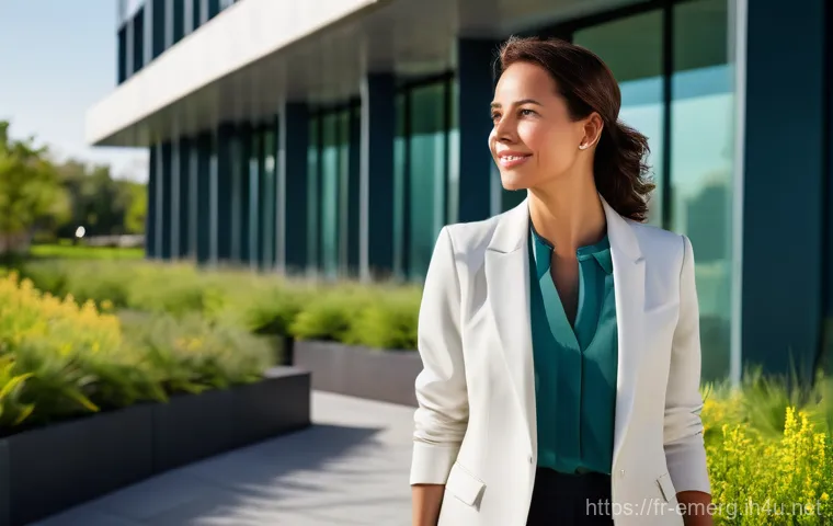 작업치료사의 이직 후 근무 경험 - **Prompt:** A dynamic, bright image depicting a female occupational therapist, in her late 30s, stan...